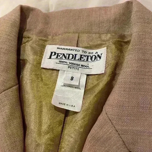 Pendleton vintage blazer eight petite - Picture 2 of 5